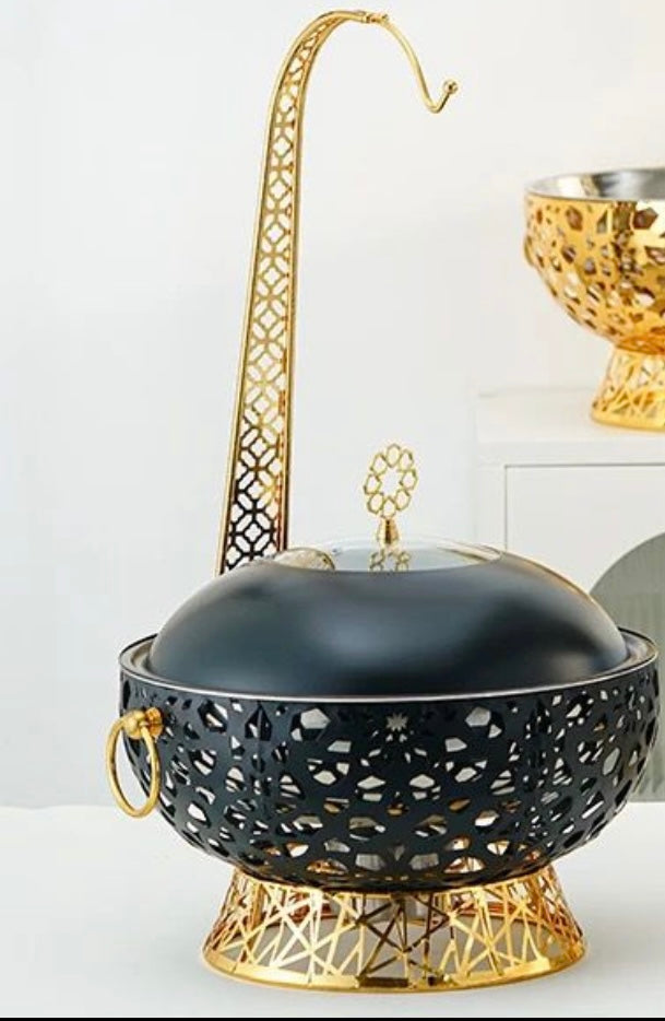 Sultan Chafing Dish Black/Gold 8L