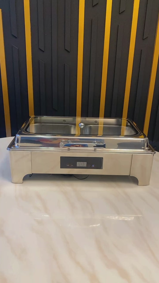 Silver Electric Chafing Dish 9L